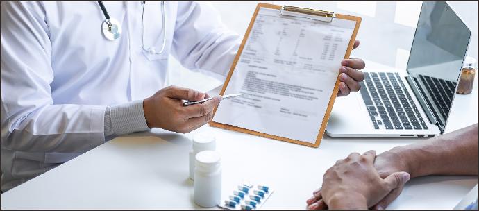 A doctor holding a clipboard with documents, offering professional service advice on equipment installation, maintenance, and use, along with training support to ensure long-term stable operation and proficiency in equipment use