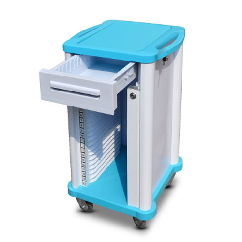 ABS Medical Records Trolley