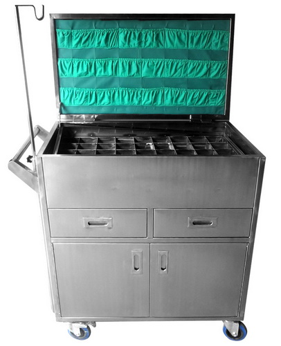 Stainless Steel Emergency Cart