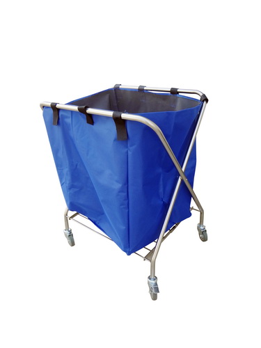 Stainless Steel Foldable Linen Trolley