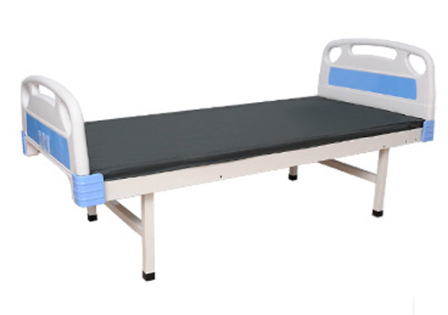 Hospital Patient Care Bed ABS Head with Mattress