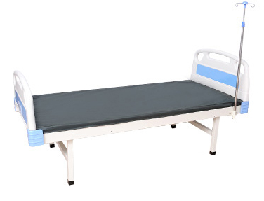 Hospital Patient Care Bed ABS Head with Mattress and infusion support