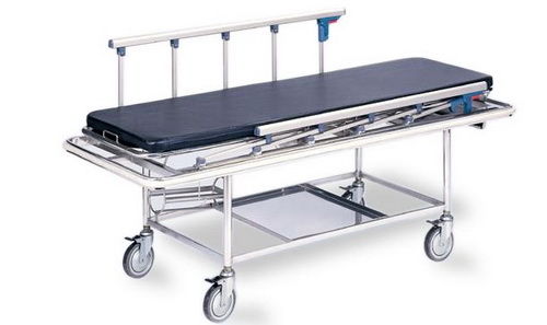 Stainless Steel Patient Stretcher With Manual Crank