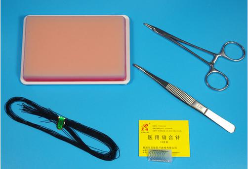 Suture module+Needle Holder+Tweezer+Needle+Suture