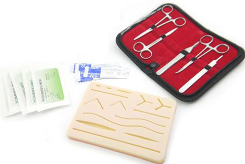 Skin suture package