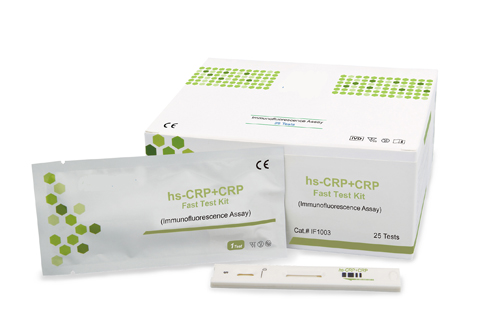 hs-CRP+CRP Fast Test Kit 25Tests/Box