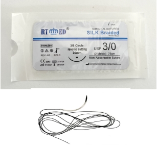 Disposable Silk  Suture