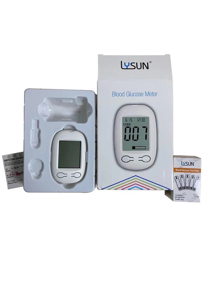 code- free glucometer with 50 test strips