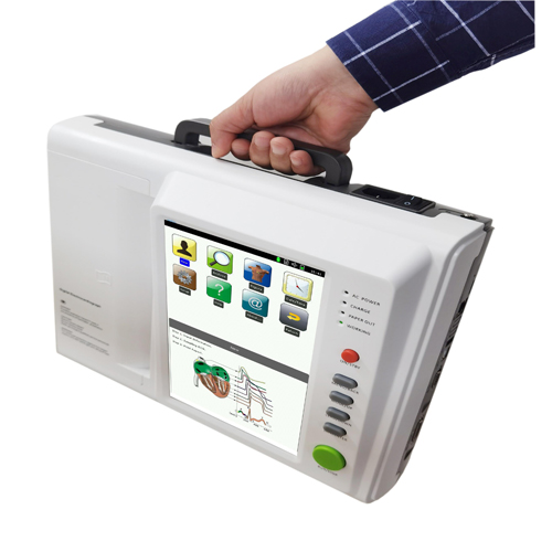 10.2 Inch touch screen ECG machine (12 channel )