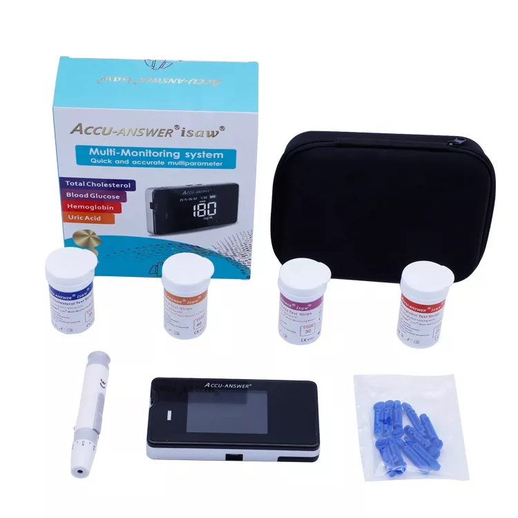 Multifunction Parameter Analyzer（Glucose，hemoglobin，uric acid，total cholesterol test ）