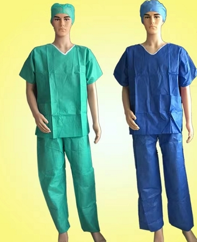 PP Disposable patient suit