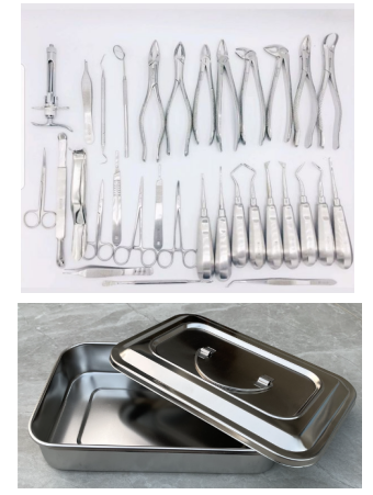 Kit d'instruments de chirurgie dentaire, 35 pièces