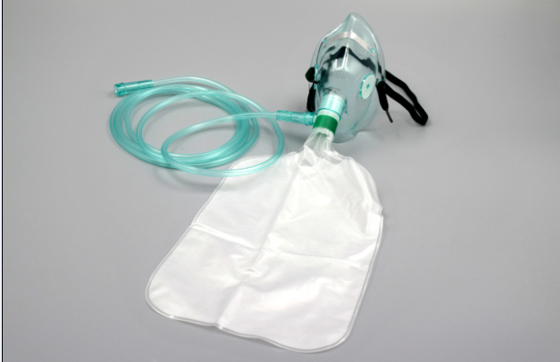 Non-rebreather oxygen mask （oxygen mask with reservoir bag）