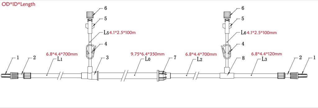  Ligne de substitution d' hémofiltratio