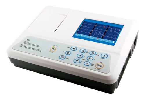 3 three channel 12 leads ECG EKG Monitor machine