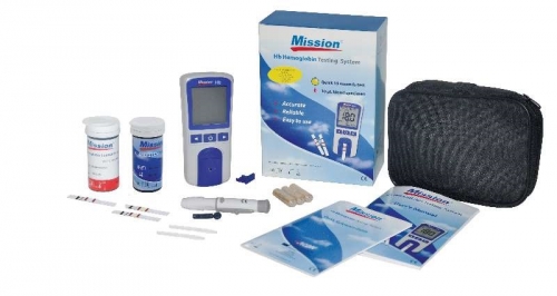 Hb Hemoglobin Meter with Strips and Lancets