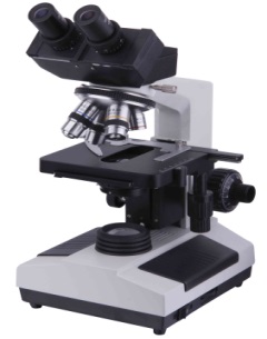 Microscopio binocular biológico