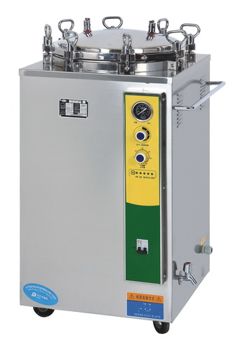 Autoclave de stérilisateur à vapeur vertical chauffé électrique de 35 L