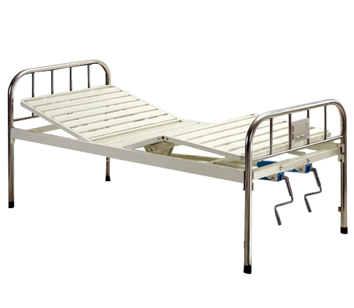 [CCF-F602] Two Manual Crank Care Bed (S.S Headboard)