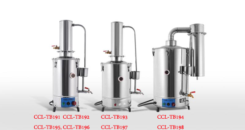 [CCL-TB19] Destilador eléctrico del dispositivo del agua destilada del laboratorio del acero inoxidable de 3L 5L 10L 20L