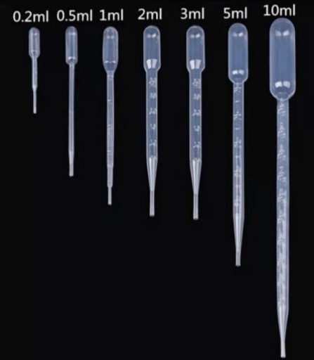 [CCSY1] Pasteur pipettes(0.2ml,0.5ml,1ml,2ml,3ml,5ml,10ml)