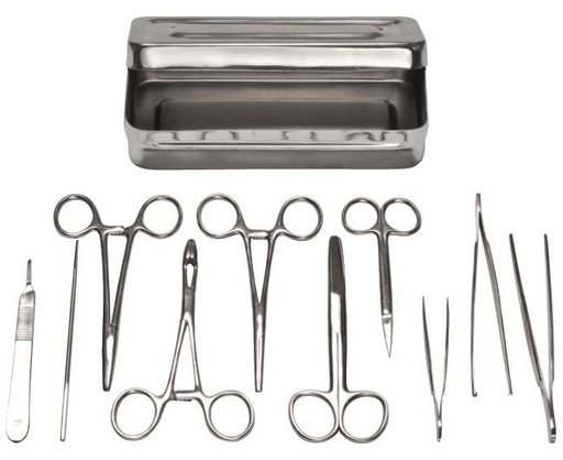 [CC23032901] Petite Boite à chirurgie, 12 pcs