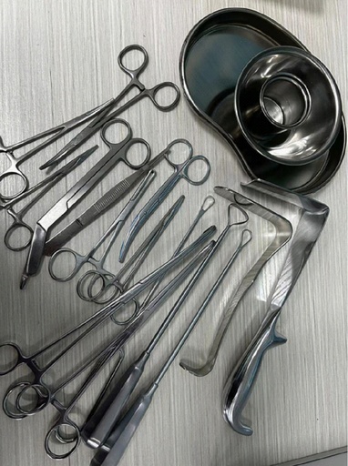 [CDSC2] Natural Delivery Surgical Instrument Kit (including Episiotomy Instruments) 18 Pieces