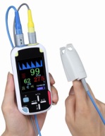 [CCM-JRYII+] Handheld PULSE OXIMETER With SPO2 TEMPPulse Rate and BLUETOOTH WIRELESS