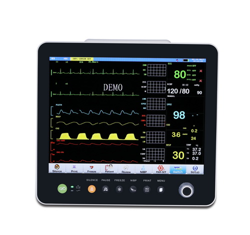 [CCM-9000D] Monitor de paciente de 15 pulgadas y 6 parámetros múltiples