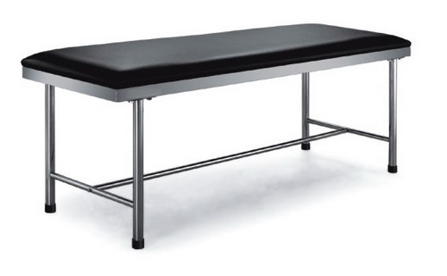 [CCF-F633A] Table d'examen plate en acier inoxydable